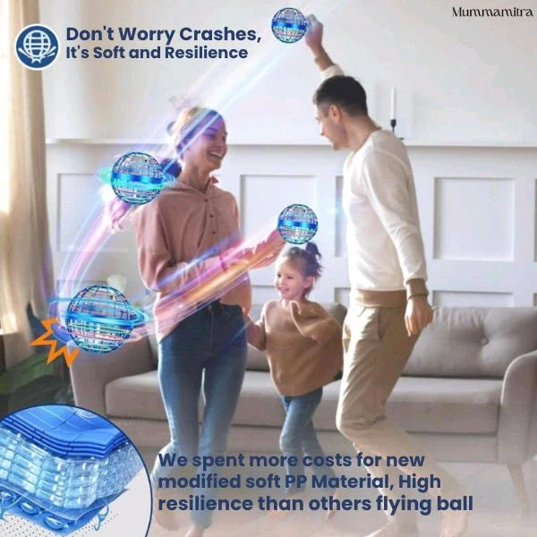 MagicFloater™ – 360° Flying Ball | Gesture Controlled | LED Show